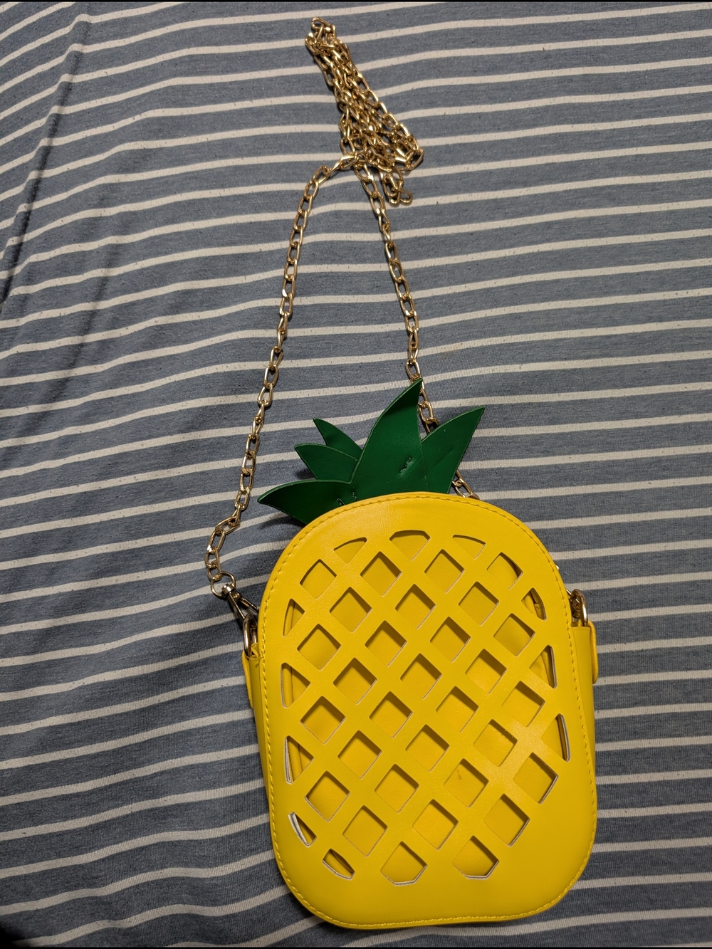 Pineapple Crossbody Bag - Yellow
